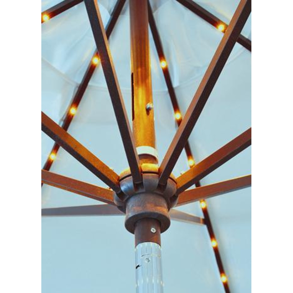 Evening Party Patio Umbrellas Large Galtech 11' Auto Tilt Umbrella